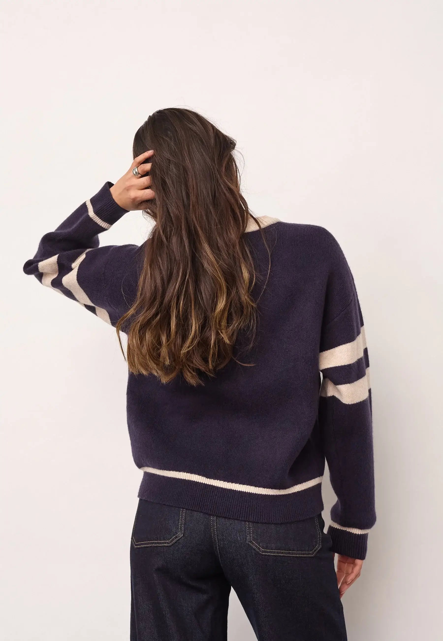 RowCC Coco Logo Knit - Navy