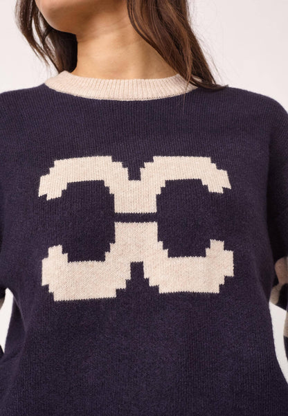 RowCC Coco Logo Knit - Navy
