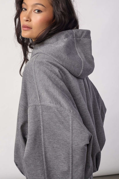 LanceCC Balloon Hoodie - Mid Grey Melange