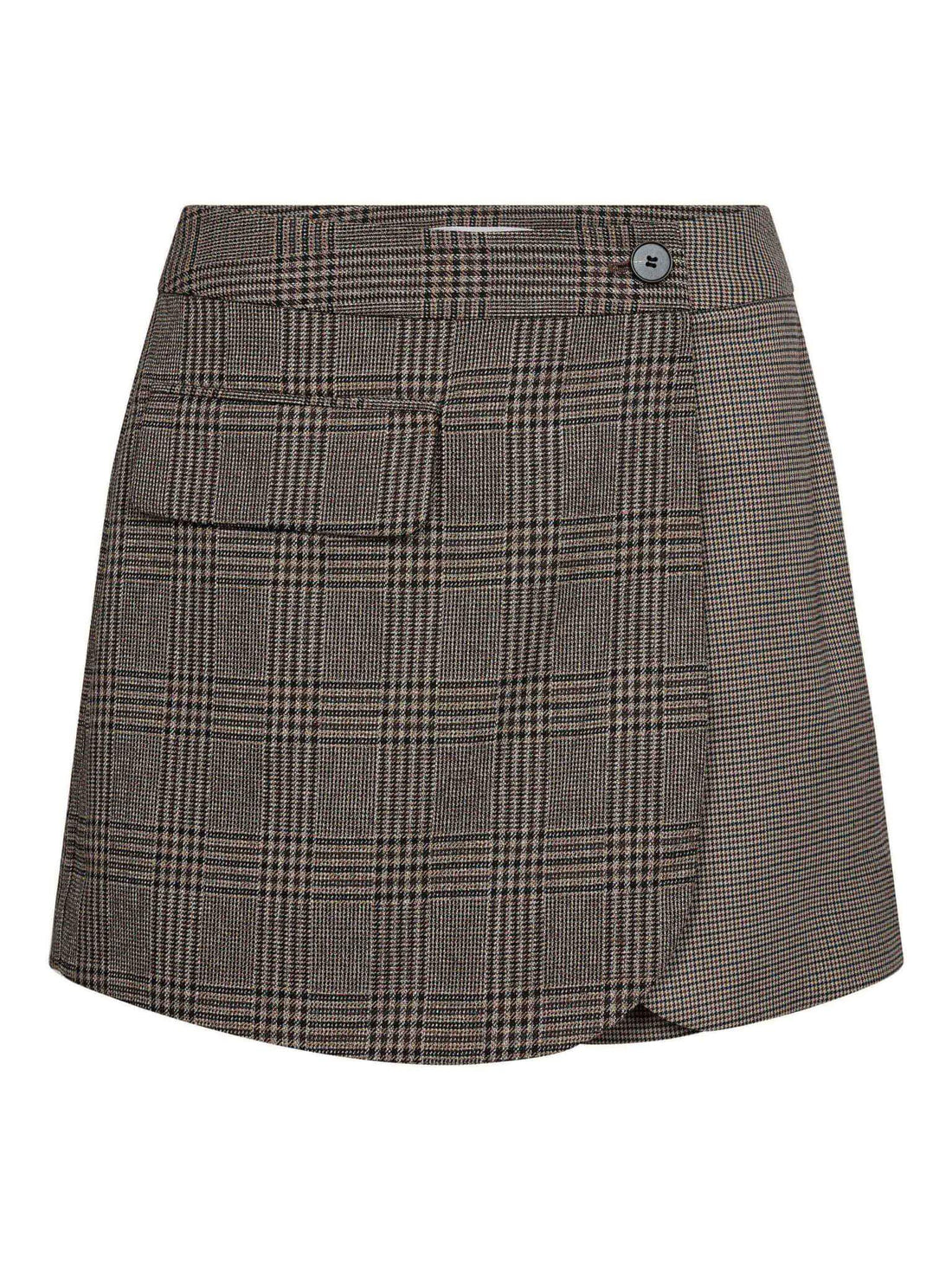 VeyaCC Check Wickelrock – Braun