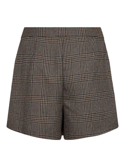 VeyaCC Check Wrap Skirt - Brown