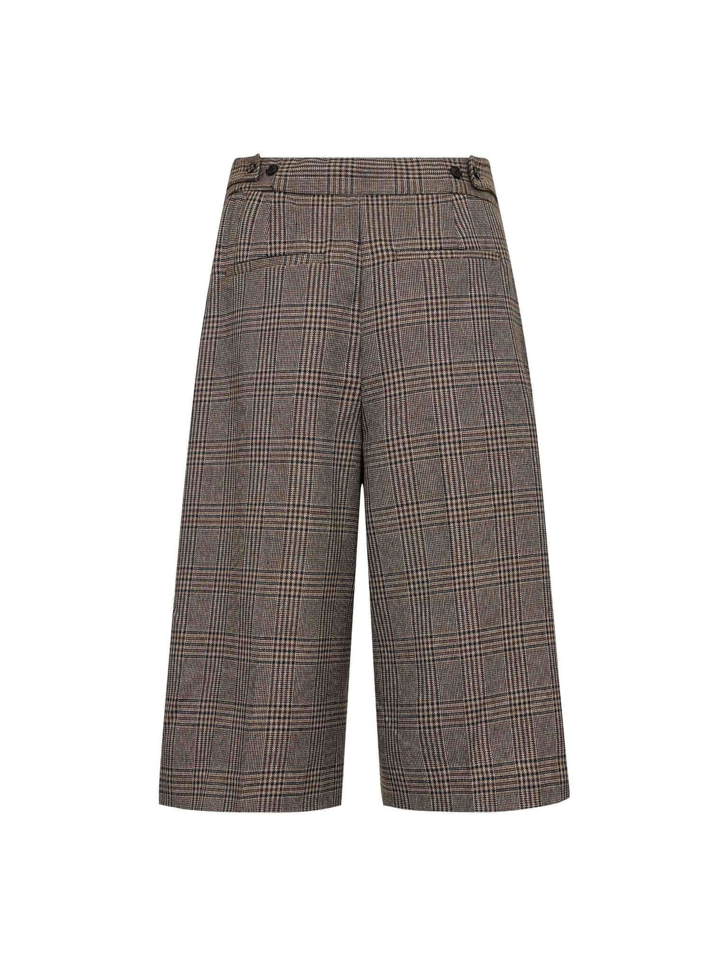 VeyaCC Check Bermuda - Brown