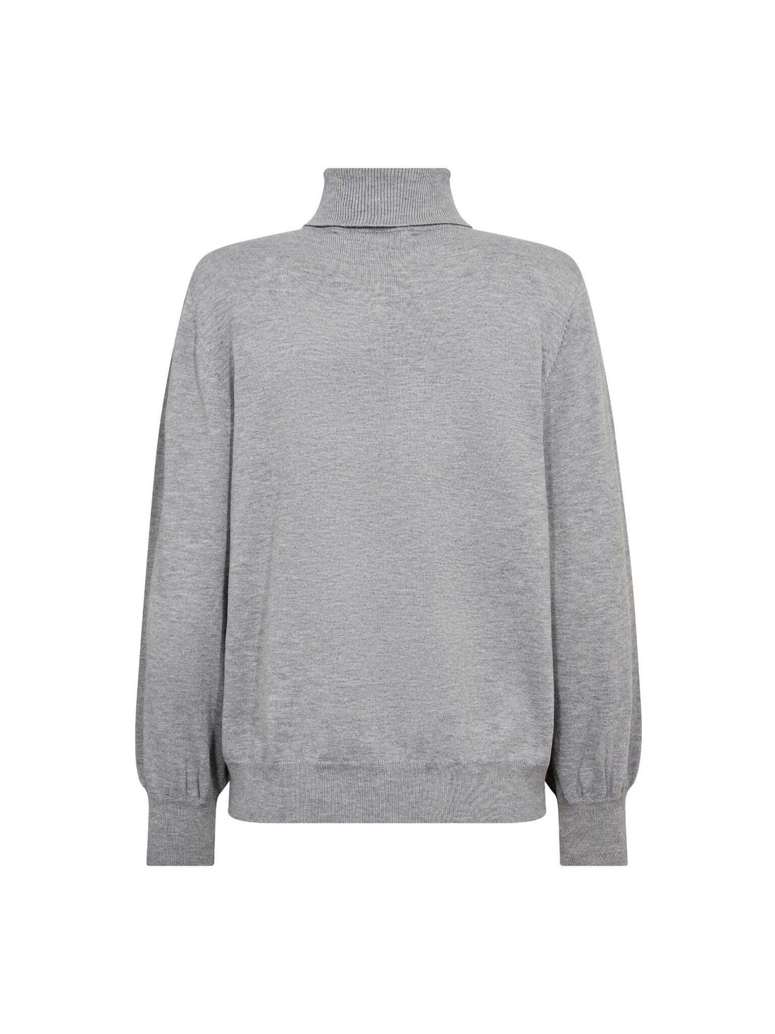 CoryCC Padded Roll-Neck Knit - Grey Melange