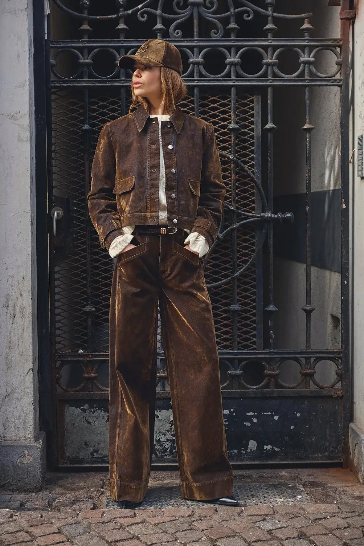 TeffyCC Wide Pant - Dark Army L34