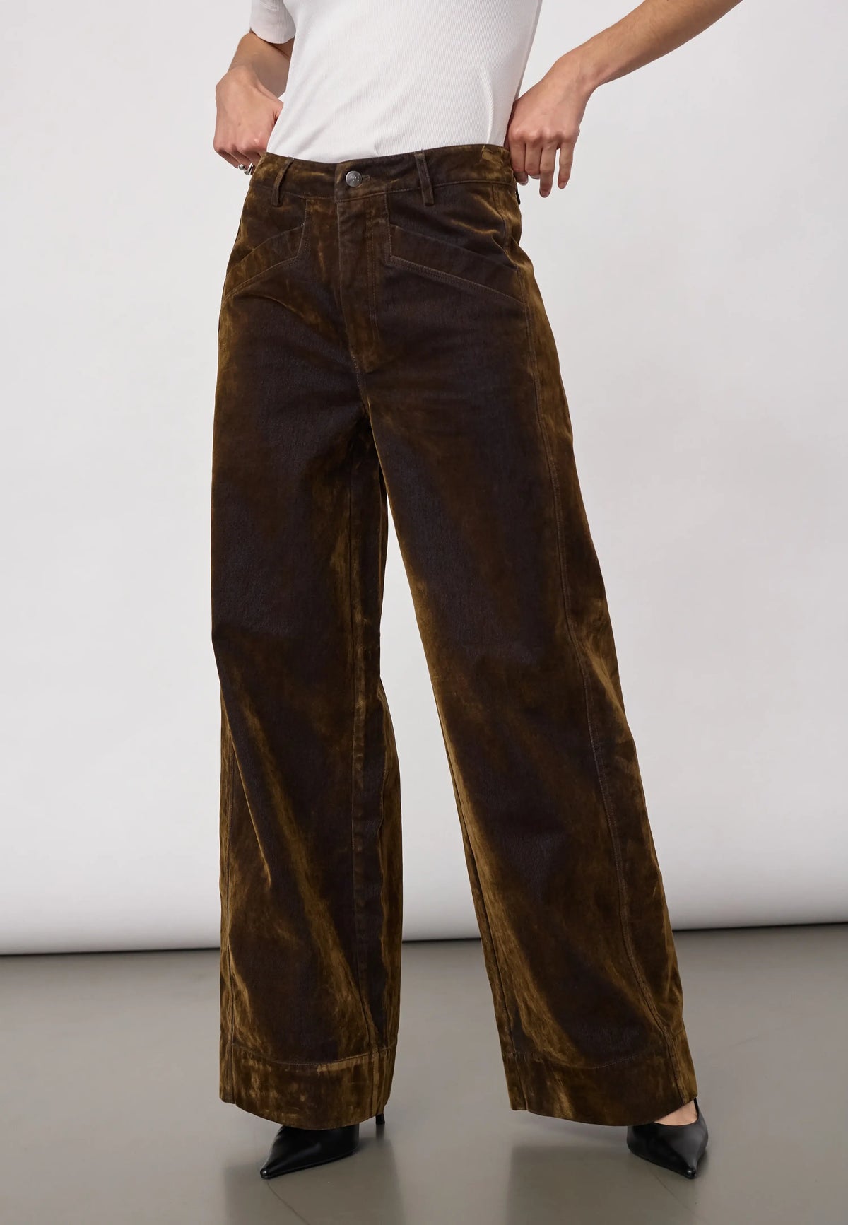 TeffyCC Wide Pant - Dark Army L34
