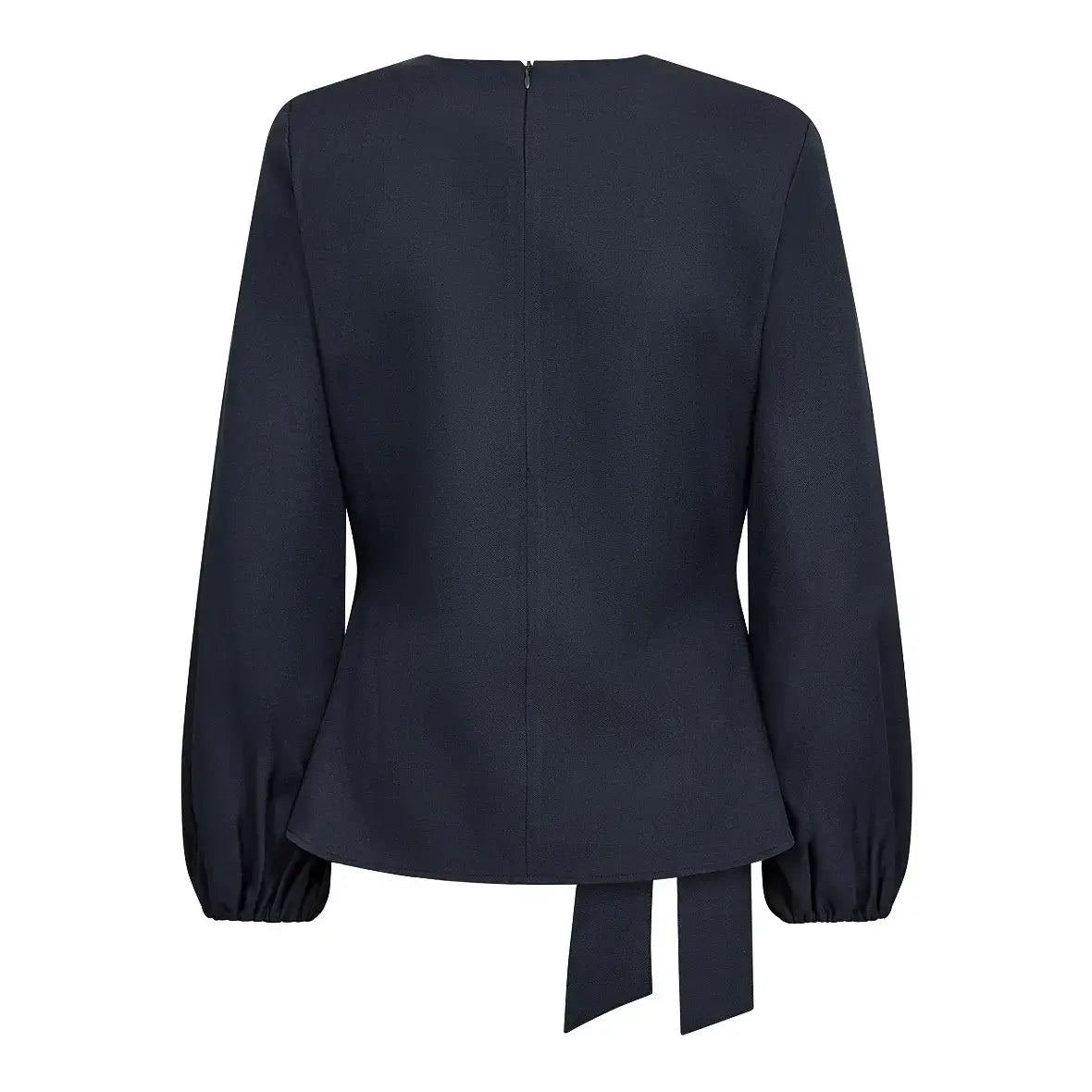 LunaCC Tie Blouse - Navy