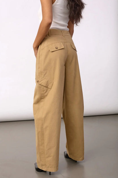 EvelynCC Barrel Pant - Sand