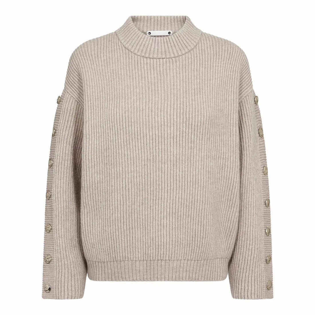 RowCC Button Sleeve Knit - Bone