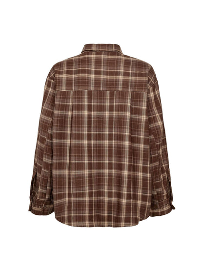 DagnyCC Check Shirt - Brown