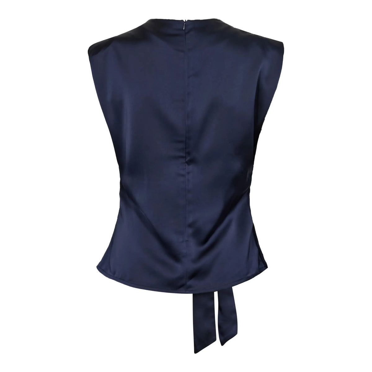 SafiraCC Pleat Top - Navy