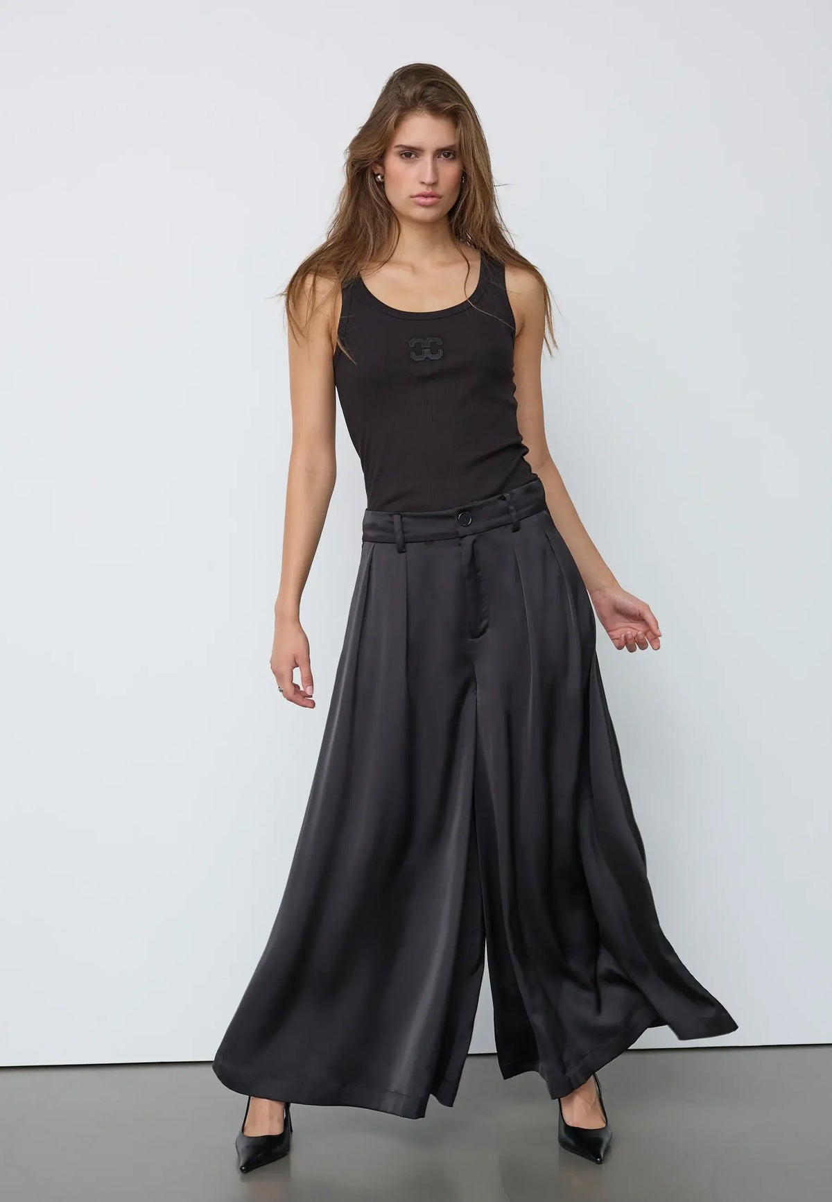 SafiraCC Skirt Pant - Black