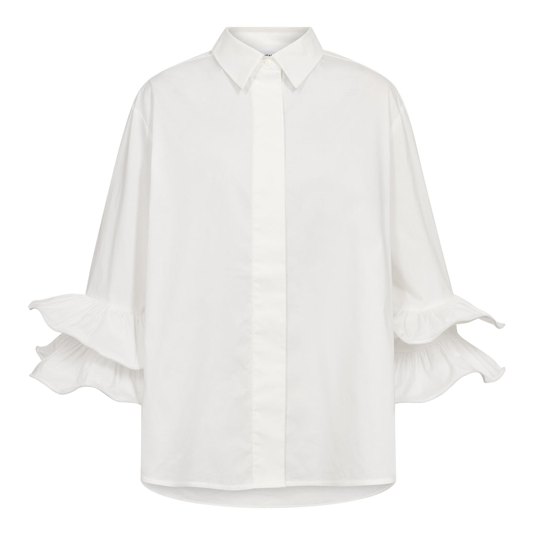 HalenCC Flare Shirt - White
