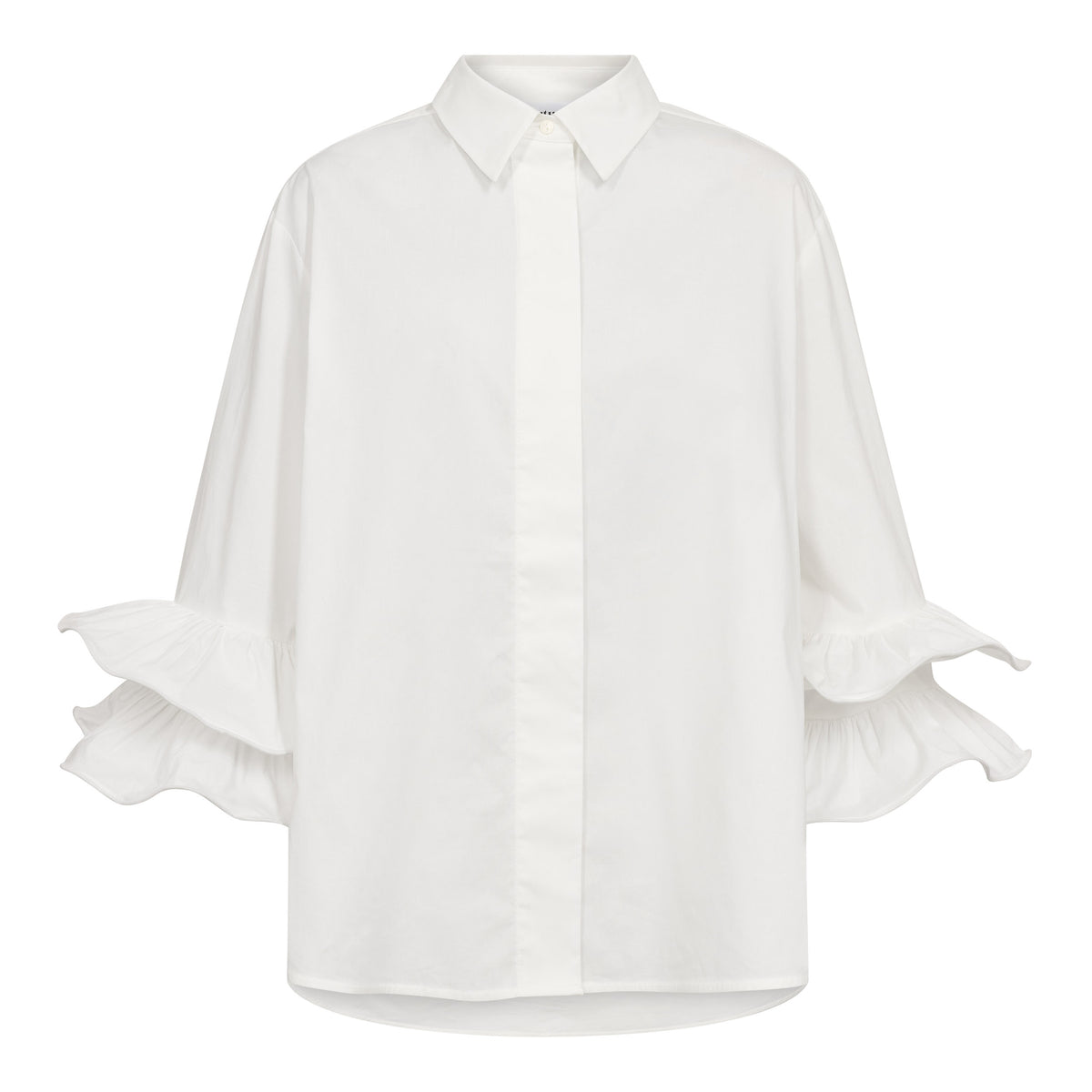 HalenCC Flare Shirt - White
