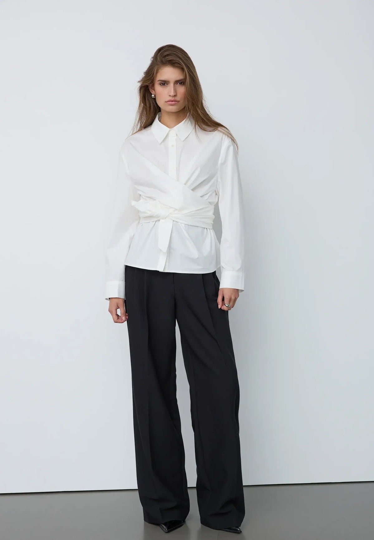 HalenCC Tie Shirt - White