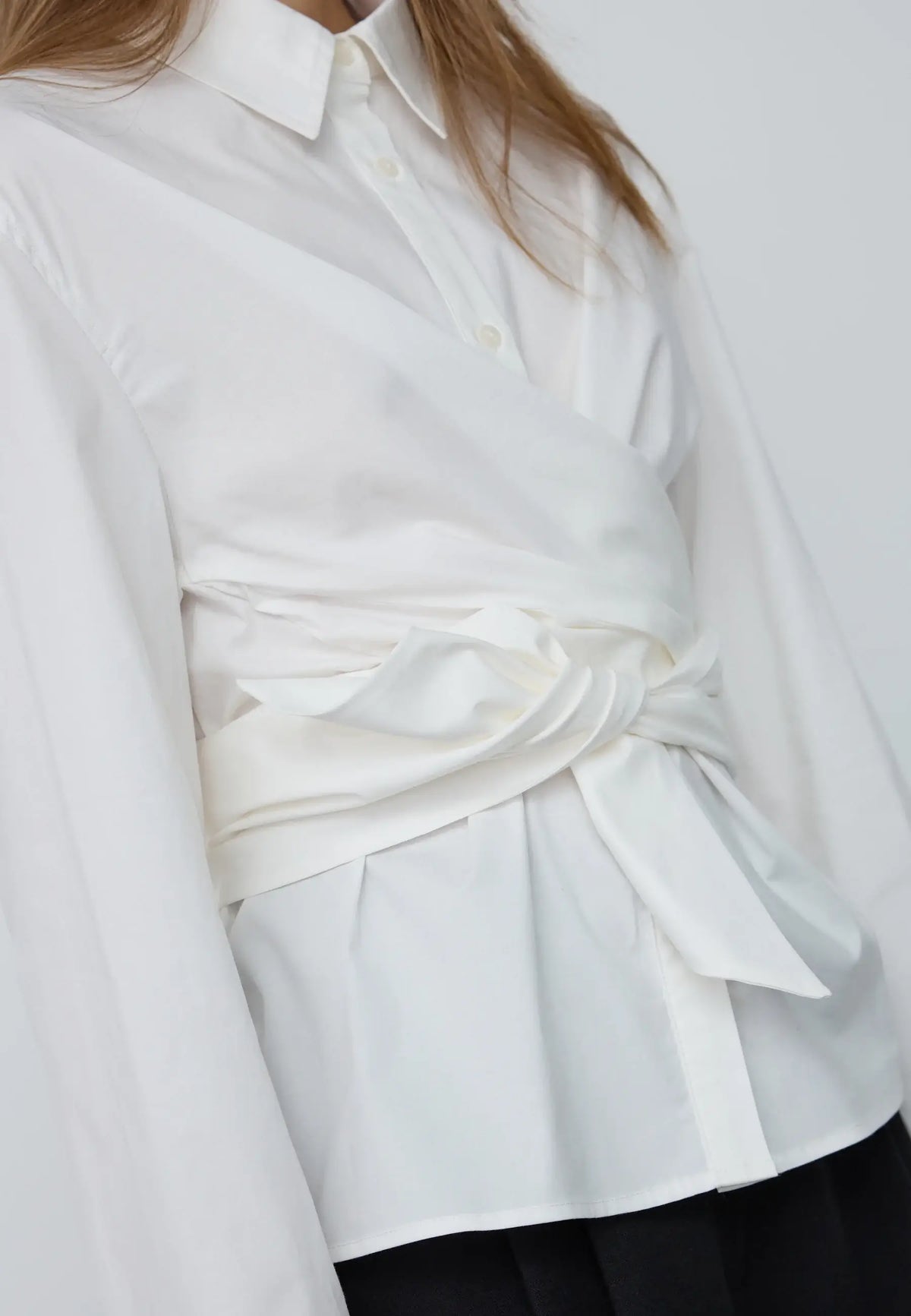 HalenCC Tie Shirt - White