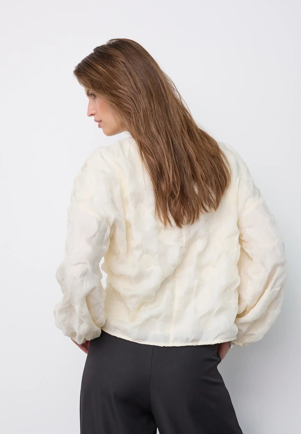 FeronCC Structure Blouse - Off-White