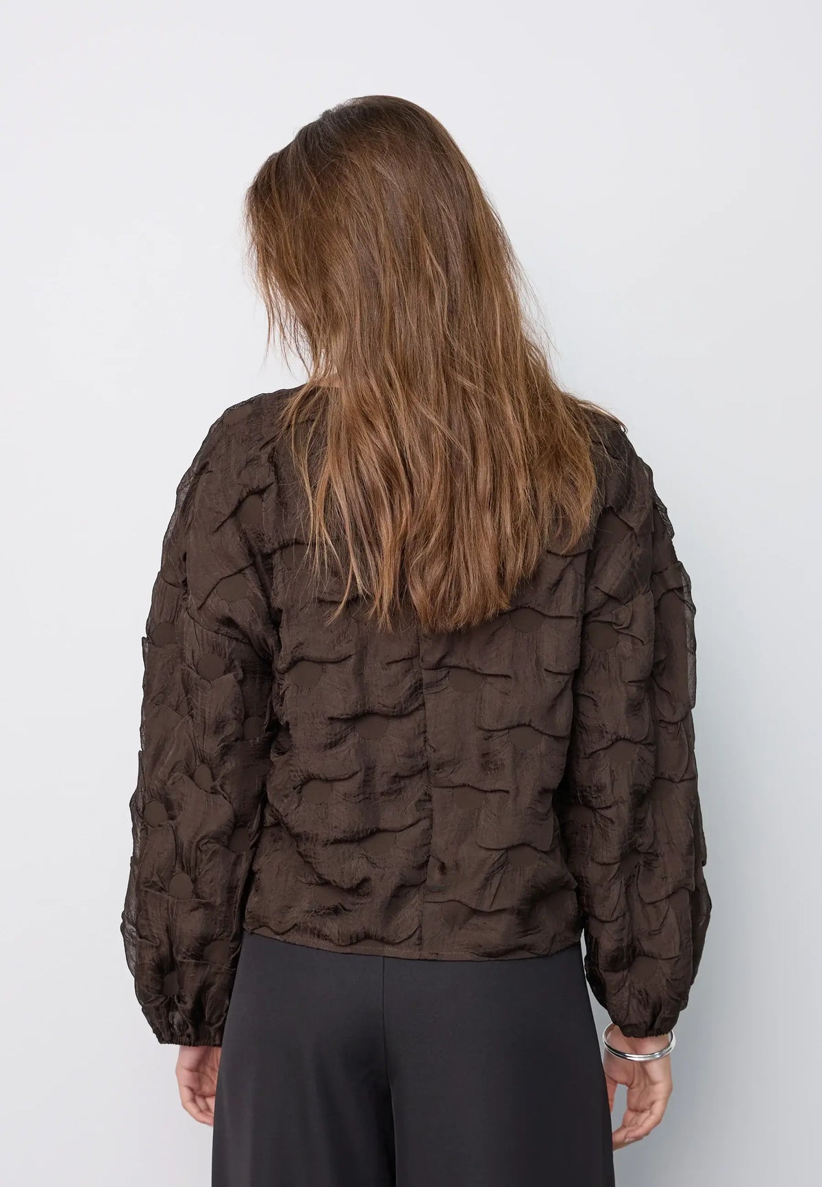 FeronCC Structure Blouse - Bison