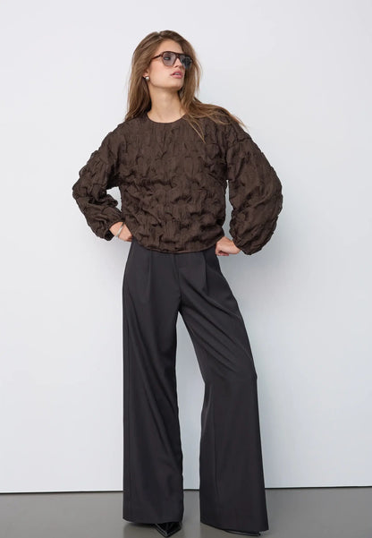 FeronCC Structure Blouse - Bison