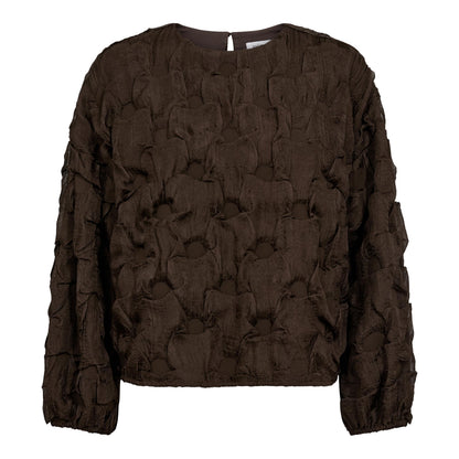 FeronCC Structure Blouse - Bison