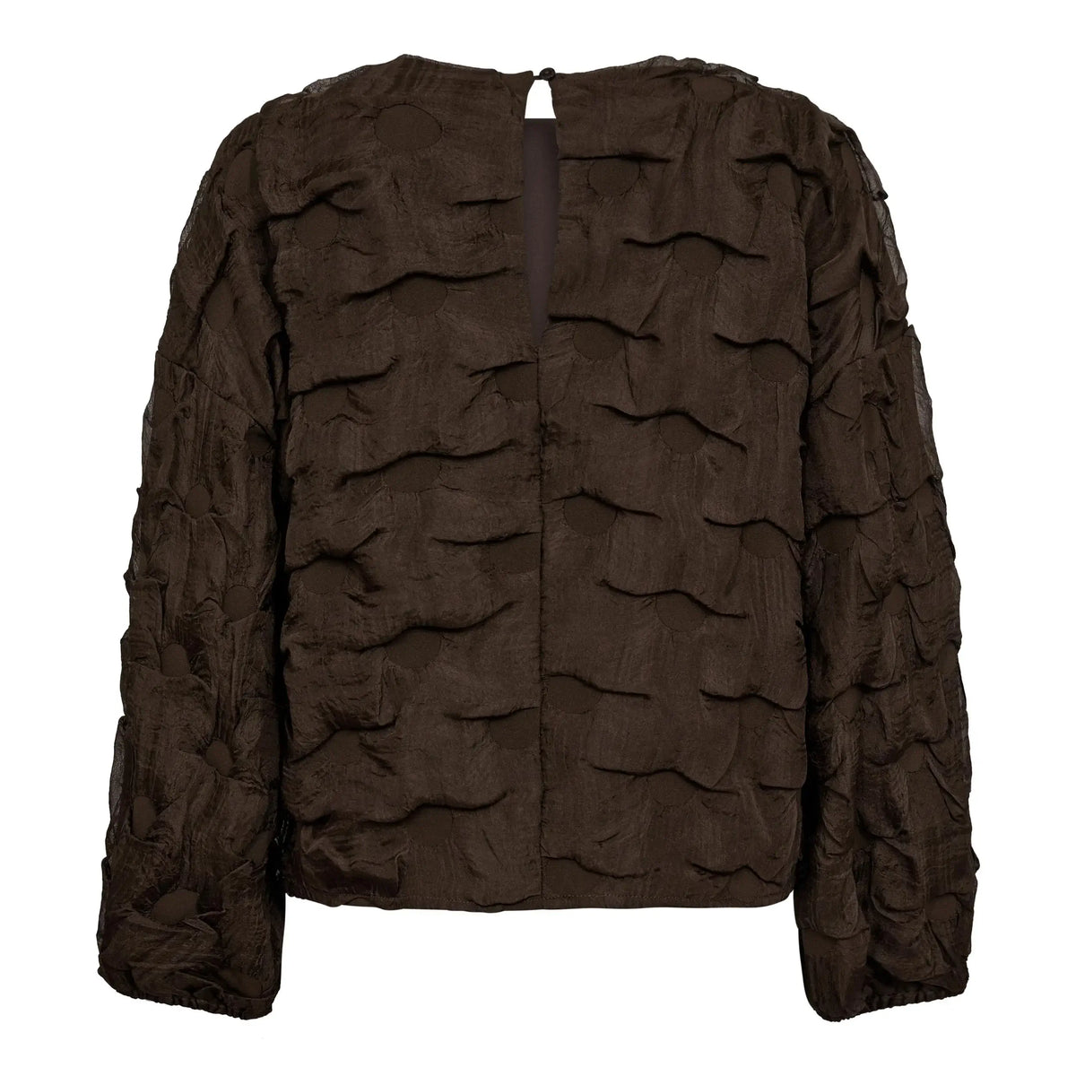 FeronCC Structure Blouse - Bison
