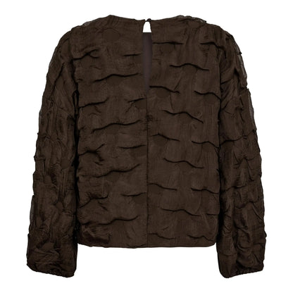 FeronCC Structure Blouse - Bison