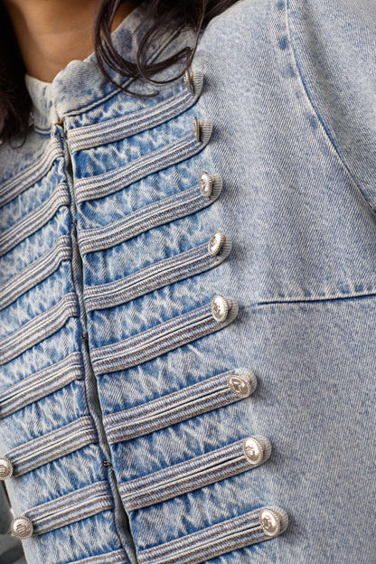 JacksonCC Officer Denim Jacket - Bleach Denim