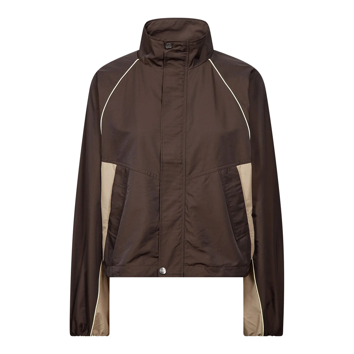 AloraCC Block Jacket - Dark Brown