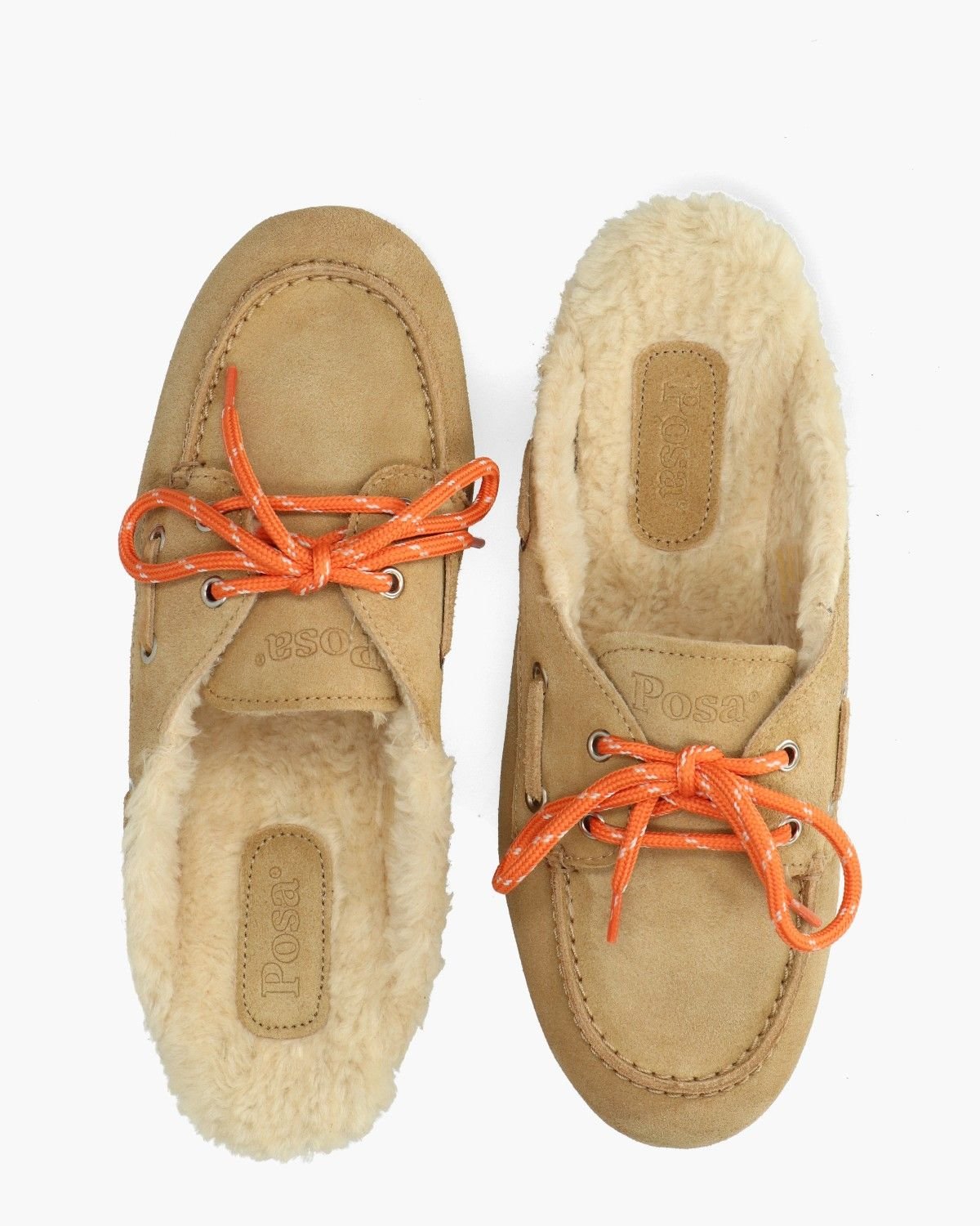 Boat Loafer Mule Fur - Desert tan