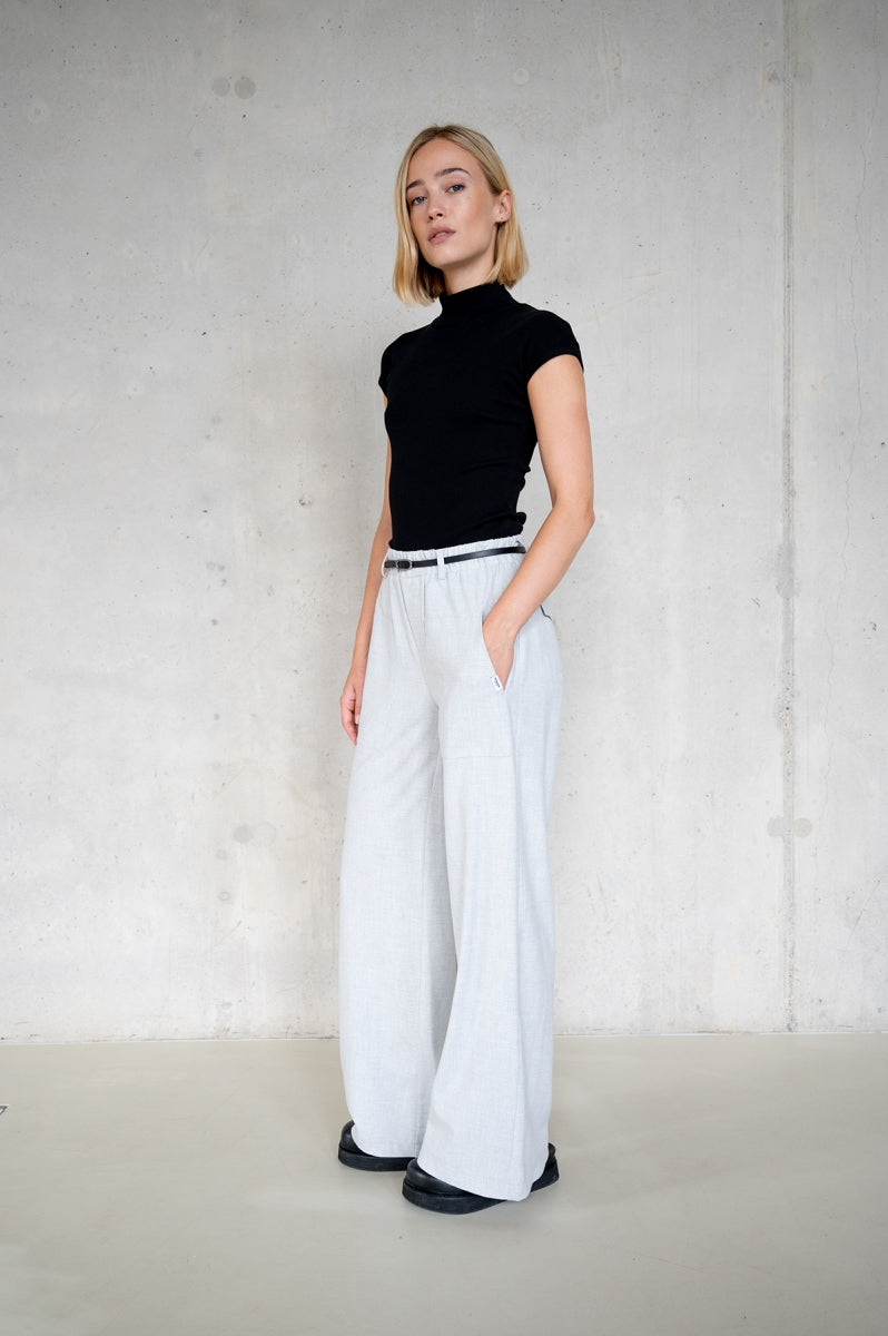 W25N1669LTD Trousers - Grey Melange