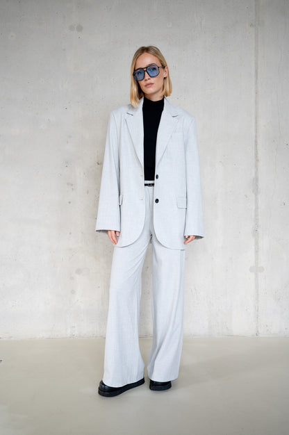 W25N1669LTD Trousers - Grey Melange