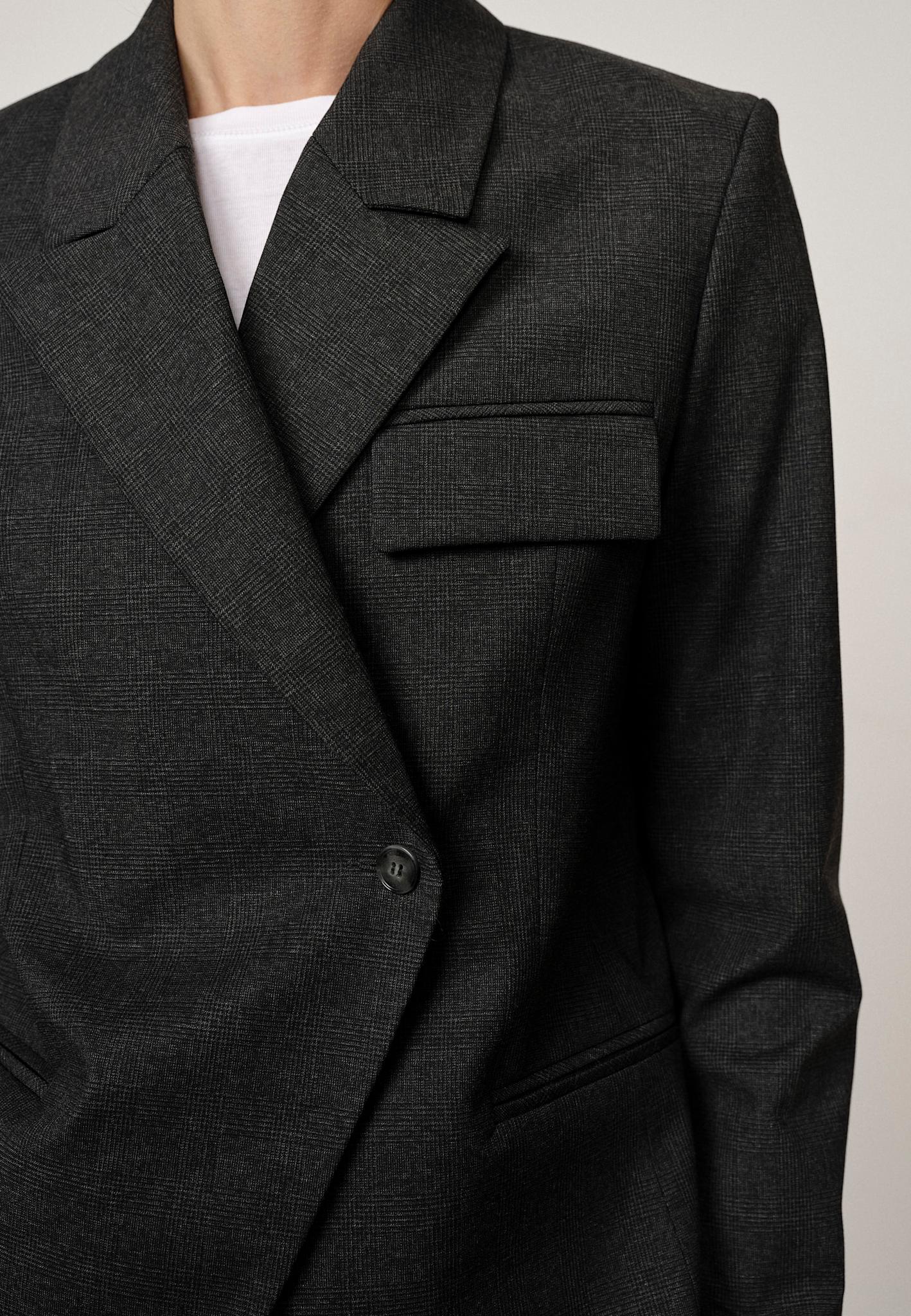 Oprah Regular Blazer - Checks Grey