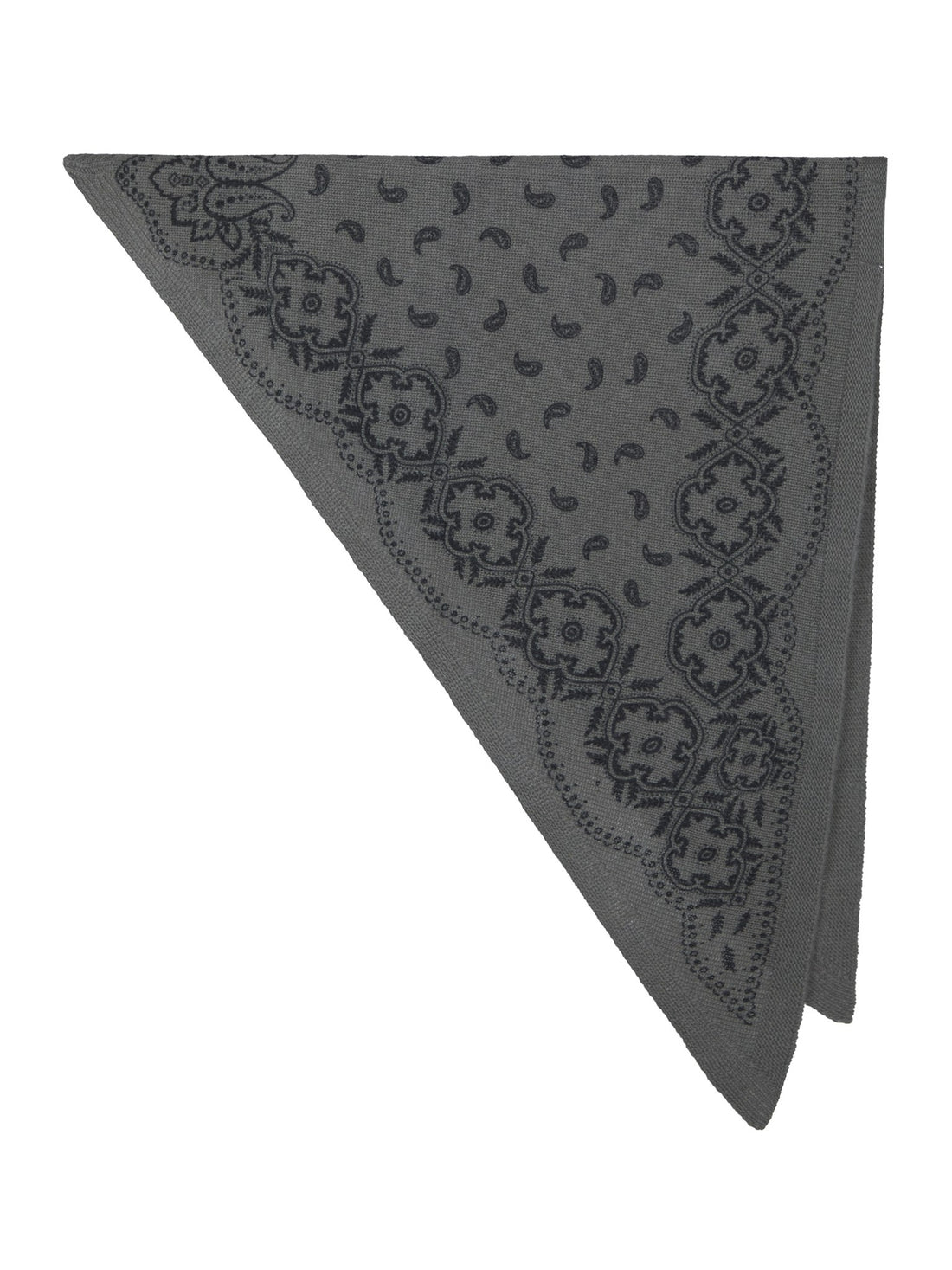 Lolana Paisley Knit Scarf - Army
