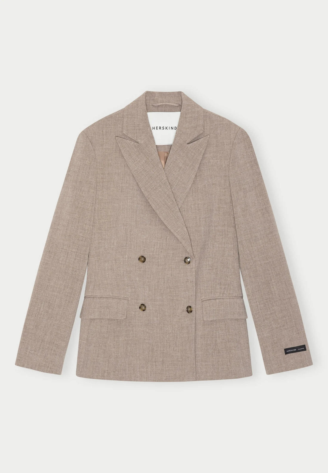 Laila Fittet Blazer - Wood