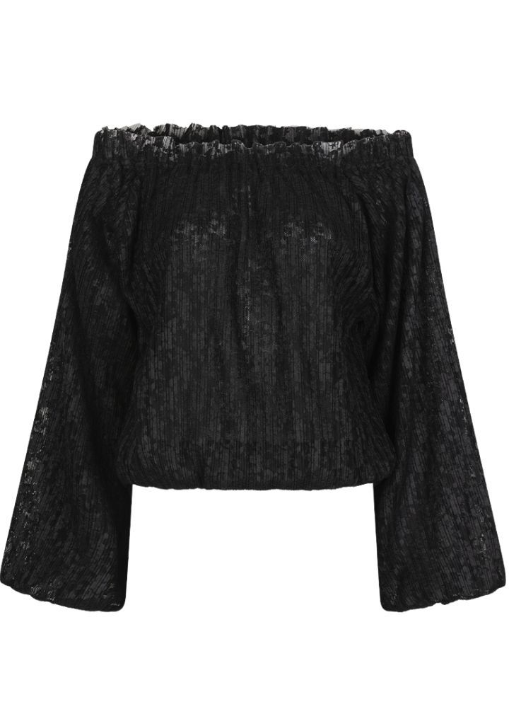 Inan Lace Top - Raven