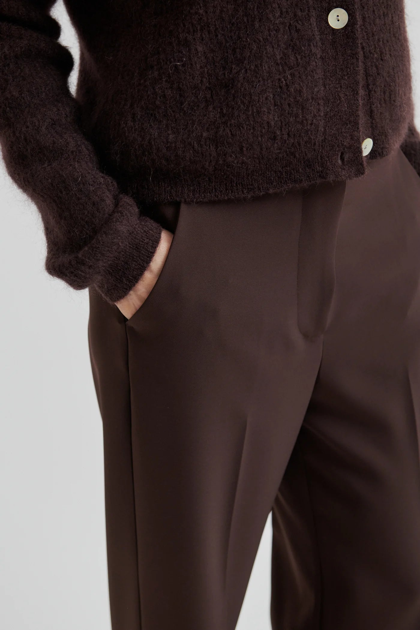 Fique Classic trouser - Chocolate Plum