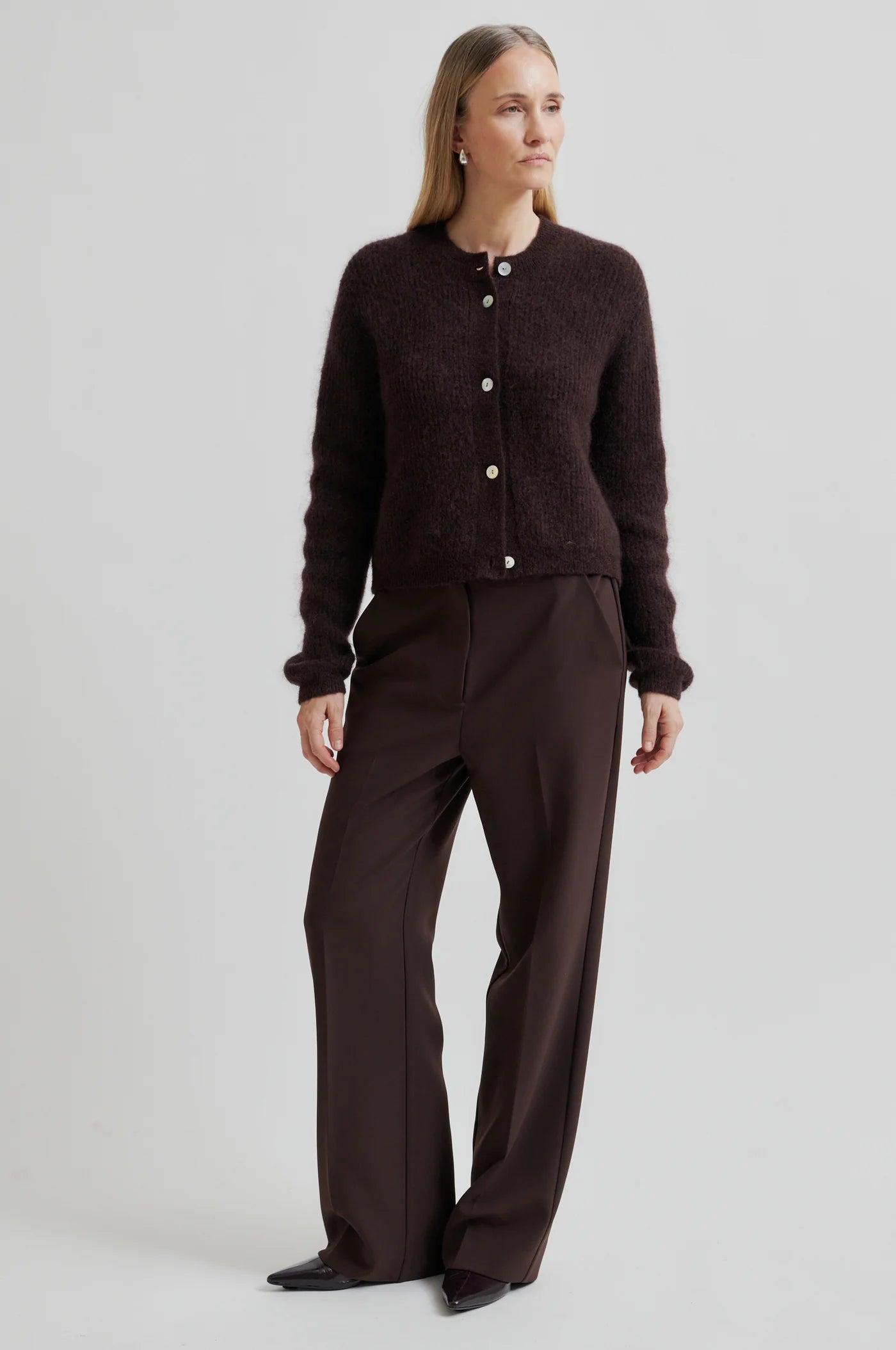 Fique Classic trouser - Chocolate Plum