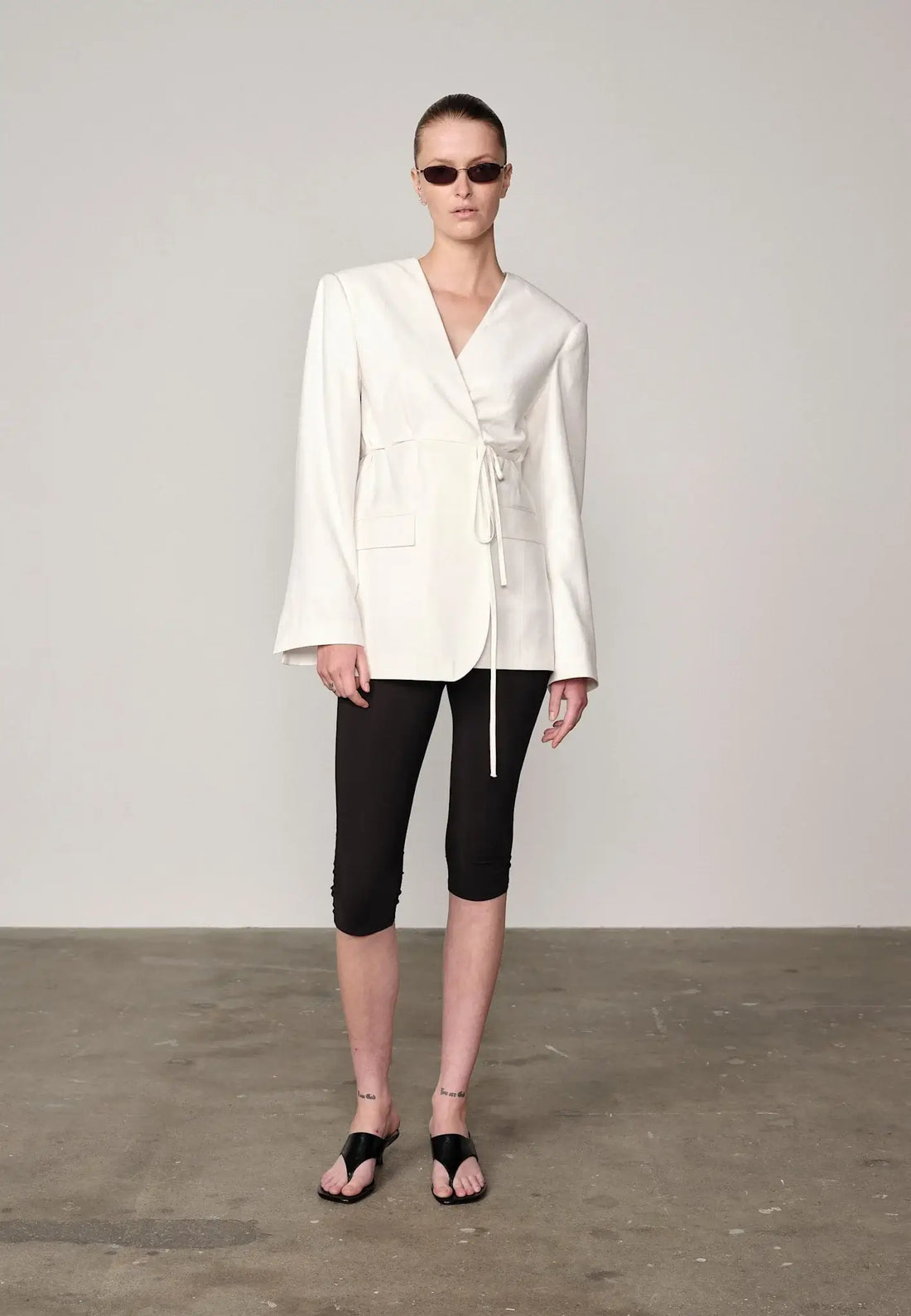 Indiana Oversized Blazer - White