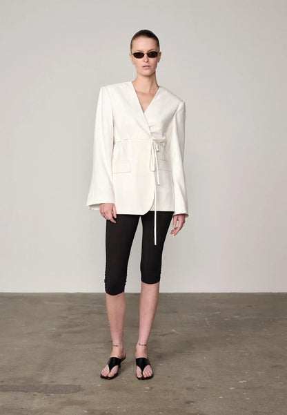 Indiana Oversized Blazer - White