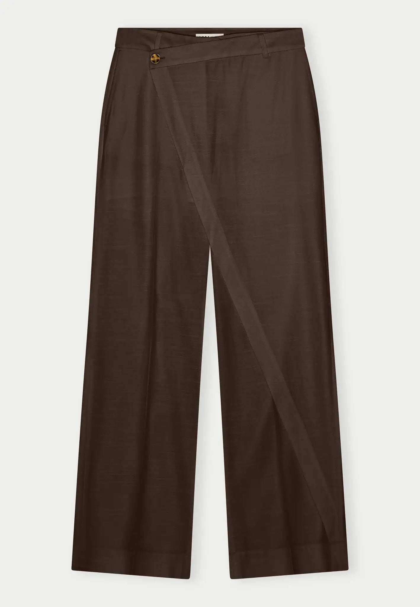 Alina Midt Waist Pants - Java Brown