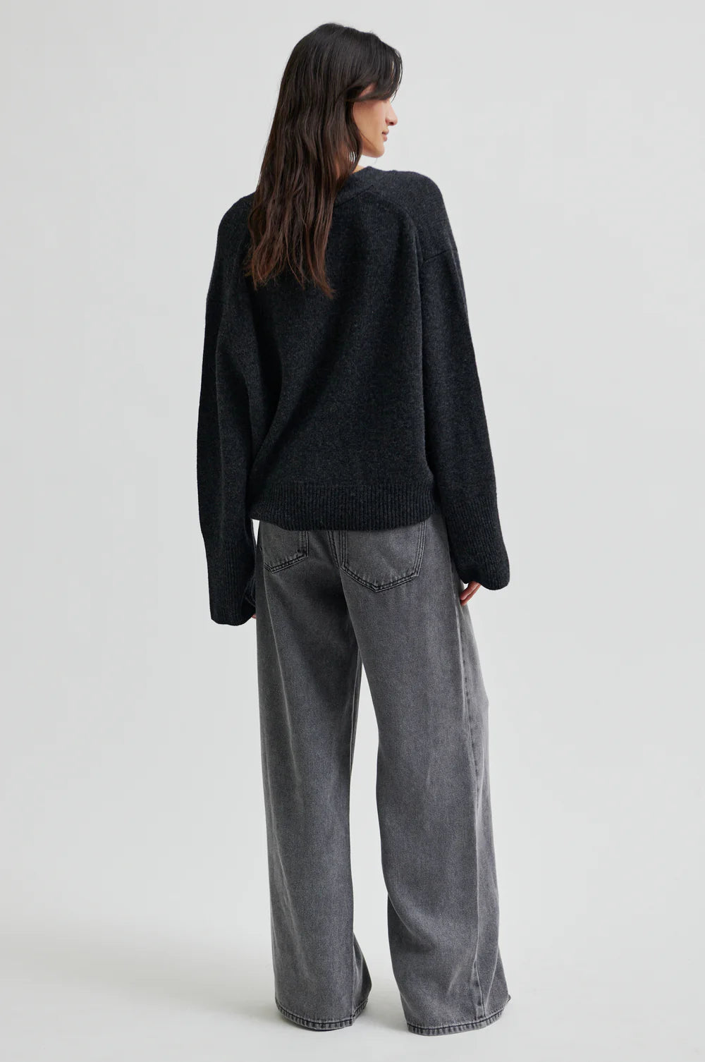 Irvin Denim Jeans - Dark Grey Denim