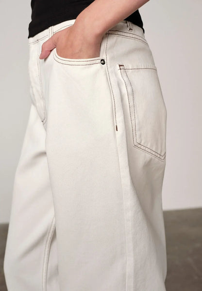 Lulu Denim Jeans - Off White