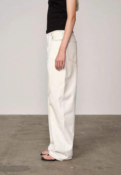 Lulu Denim Jeans - Off White