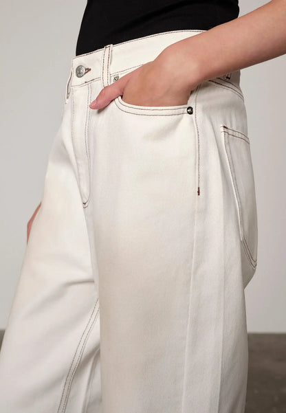 Emily Denim Shorts - Off White