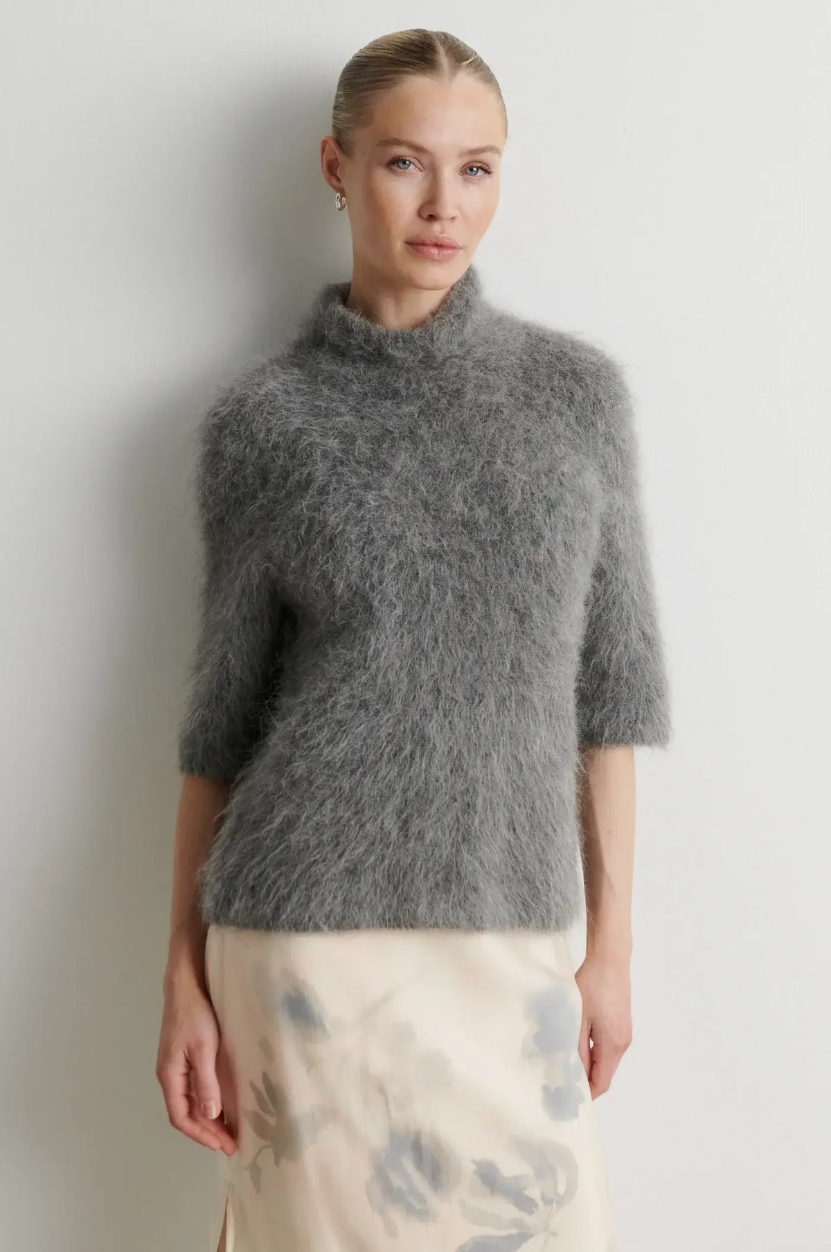 Karla Knit SS - Dark Grey Melange