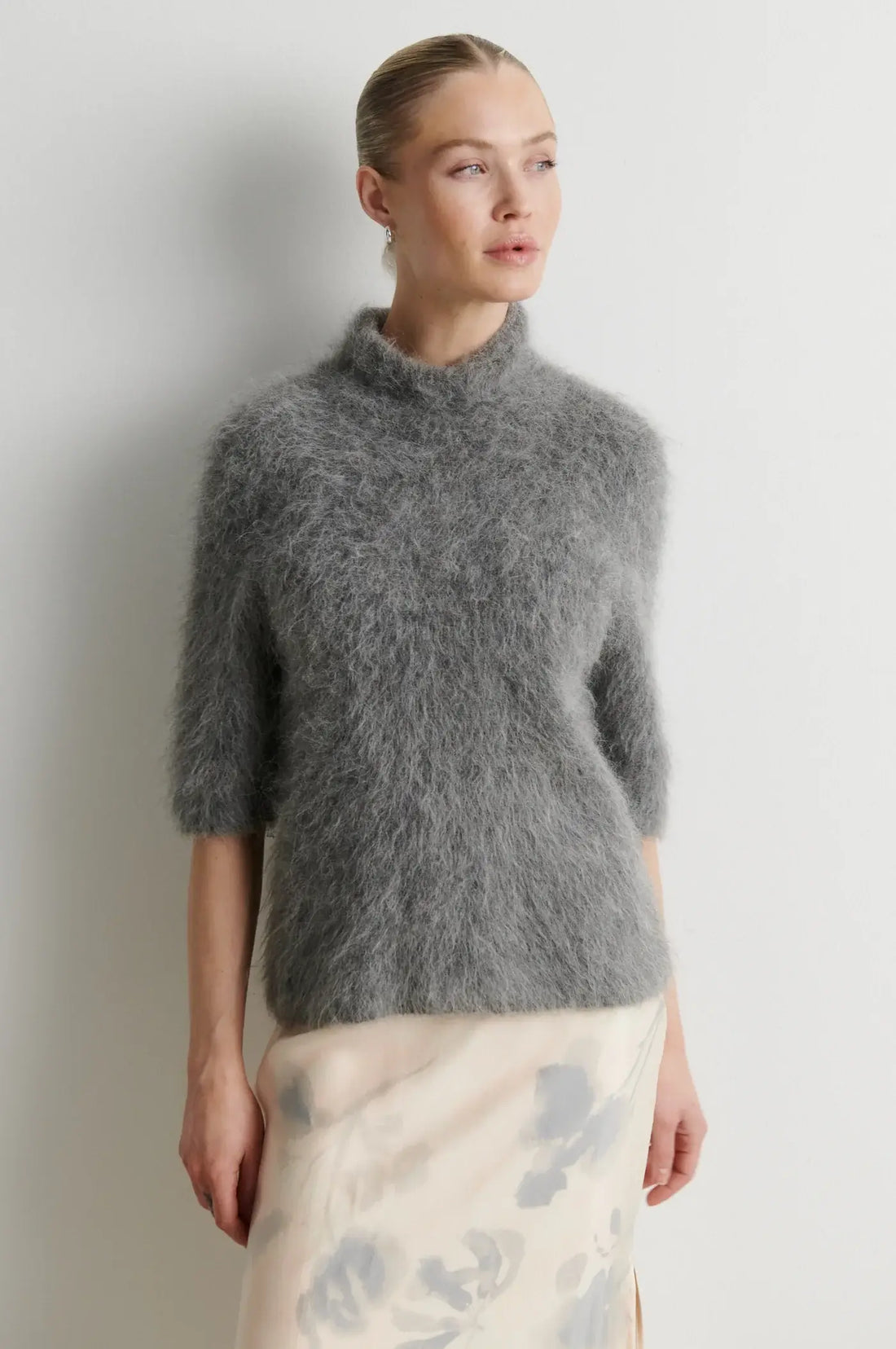 Karla Knit SS – Dark Grey Melange