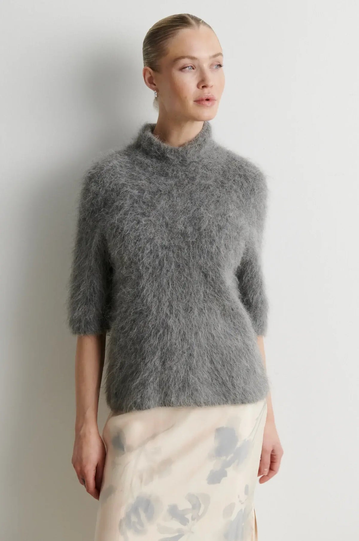 Karla Knit SS - Dark Grey Melange