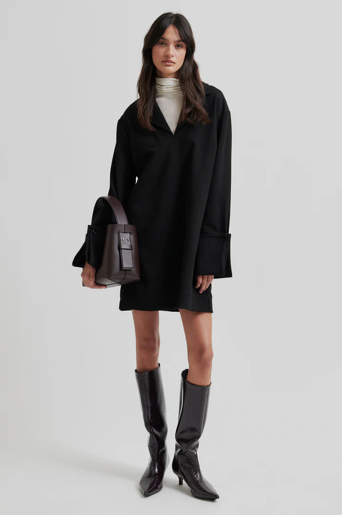 Luisa Collar dress - Black