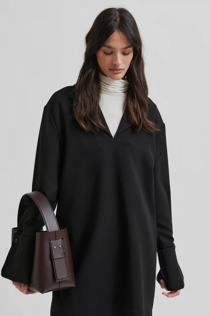 Luisa Collar dress - Black