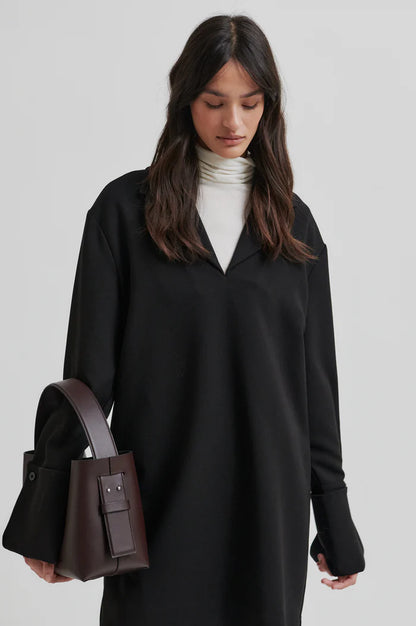 Luisa Collar dress - Black
