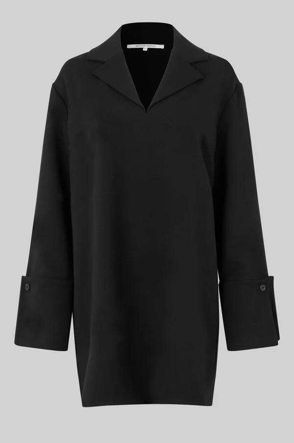 Luisa Collar dress - Black